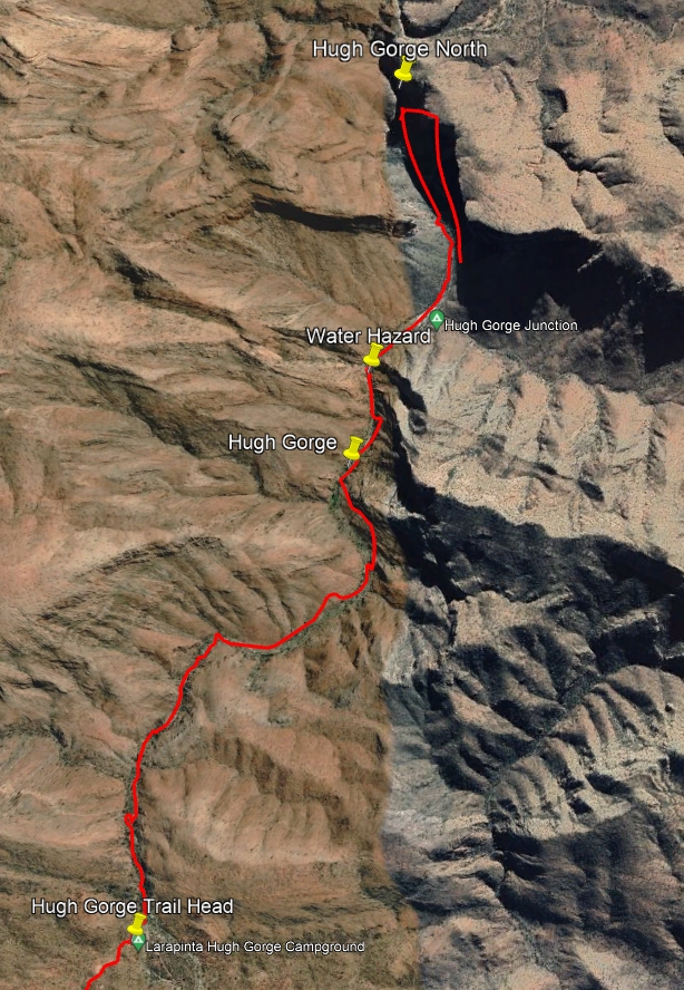 Hugh Junction to Hugh Gorge